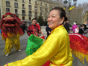 Celebraci&oacute; de l'any nou xin&egrave;s, el 4717, any del Porc, a Girona