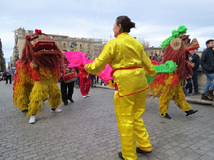 Celebraci&oacute; de l'any nou xin&egrave;s, el 4717, any del Porc, a Girona