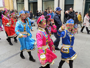 Celebraci&oacute; de l'any nou xin&egrave;s, el 4717, any del Porc, a Girona