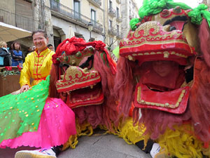 Celebraci&oacute; de l'any nou xin&egrave;s, el 4717, any del Porc, a Girona