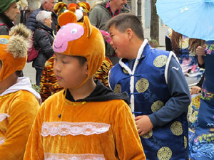 Celebraci&oacute; de l'any nou xin&egrave;s, el 4717, any del Porc, a Girona