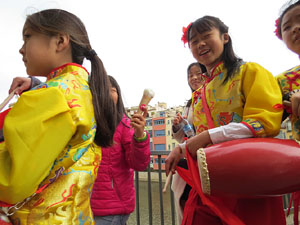 Celebraci&oacute; de l'any nou xin&egrave;s, el 4717, any del Porc, a Girona