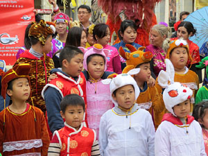 Celebraci&oacute; de l'any nou xin&egrave;s, el 4717, any del Porc, a Girona