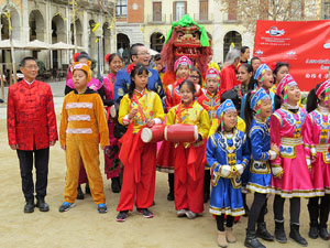 Celebraci&oacute; de l'any nou xin&egrave;s, el 4717, any del Porc, a Girona