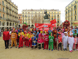 Celebraci&oacute; de l'any nou xin&egrave;s, el 4717, any del Porc, a Girona
