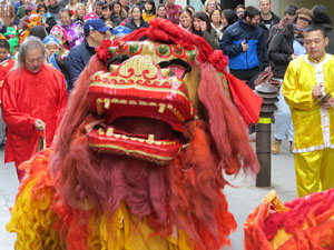 Celebraci&oacute; de l'any nou xin&egrave;s, el 4717, any del Porc, a Girona