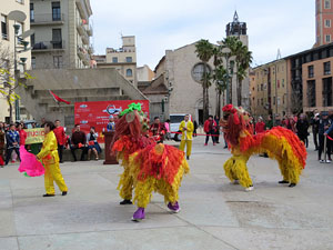 Celebraci&oacute; de l'any nou xin&egrave;s, el 4717, any del Porc, a Girona