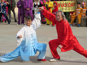 Celebraci&oacute; de l'any nou xin&egrave;s, el 4717, any del Porc, a Girona