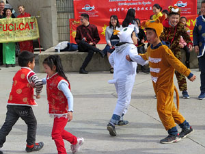 Celebraci&oacute; de l'any nou xin&egrave;s, el 4717, any del Porc, a Girona