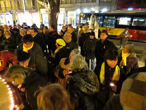Commemoració del 4 de febrer de 1939, dia de l'entrada de les tropes franquistes a Girona