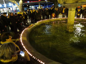 Commemoració del 4 de febrer de 1939, dia de l'entrada de les tropes franquistes a Girona