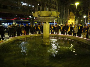 Commemoració del 4 de febrer de 1939, dia de l'entrada de les tropes franquistes a Girona