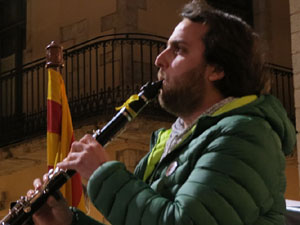Concentraci&oacute; a la pla&ccedil;a del Vi per la independ&egrave;ncia i la llibertat dels presos pol&iacute;tics