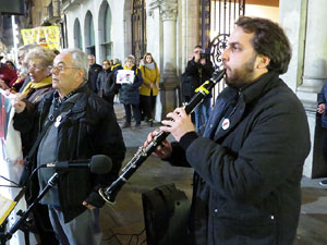 Concentració a la plaça del Vi per la independència i la llibertat dels presos polítics