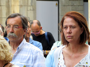 Concentraci&oacute; a la pla&ccedil;a del Vi per la llibertat dels presos pol&iacute;tics