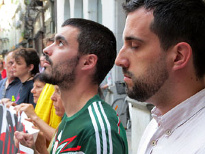 Concentraci&oacute; a la pla&ccedil;a del Vi per la llibertat dels presos pol&iacute;tics