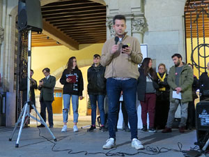 Concentraci&oacute; a la pla&ccedil;a del Vi per la independ&egrave;ncia i la llibertat dels presos pol&iacute;tics