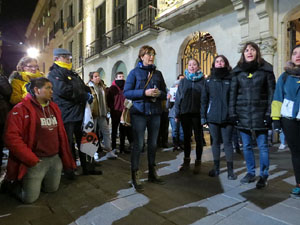 Concentraci&oacute; a la pla&ccedil;a del Vi per la independ&egrave;ncia i la llibertat dels presos pol&iacute;tics
