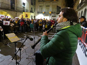Concentraci&oacute; a la pla&ccedil;a del Vi per la independ&egrave;ncia i la llibertat dels presos pol&iacute;tics