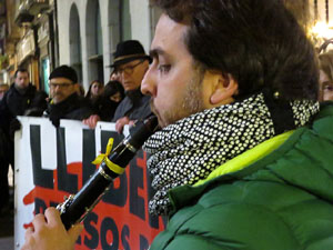 Concentraci&oacute; a la pla&ccedil;a del Vi per la independ&egrave;ncia i la llibertat dels presos pol&iacute;tics