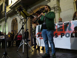 Concentraci&oacute; a la pla&ccedil;a del Vi per la llibertat dels presos pol&iacute;tics