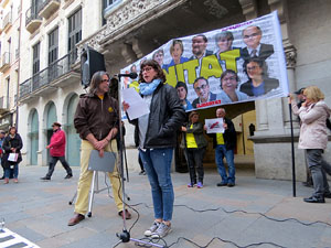 Concentraci&oacute; a la pla&ccedil;a del Vi per la independ&egrave;ncia i la llibertat dels presos pol&iacute;tics