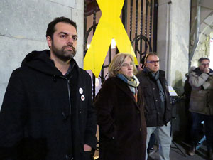 Concentraci&oacute; a la pla&ccedil;a del Vi per la independ&egrave;ncia i la llibertat dels presos pol&iacute;tics