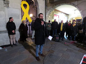 Concentraci&oacute; a la pla&ccedil;a del Vi per la independ&egrave;ncia i la llibertat dels presos pol&iacute;tics