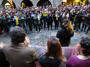 Concentraci&oacute; de suport als CDR's i rebuig per les detencions a la pla&ccedil;a del Vi