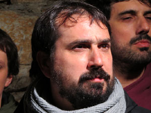 Manifestaci&oacute; per la detenci&oacute; del alcaldes de Verges i Celr&agrave;, Ignasi Sabater i Daniel Cornell&agrave;, i catorze persones m&eacute;s