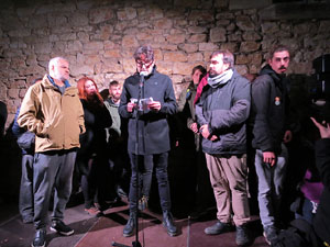 Manifestaci&oacute; per la detenci&oacute; del alcaldes de Verges i Celr&agrave;, Ignasi Sabater i Daniel Cornell&agrave;, i catorze persones m&eacute;s