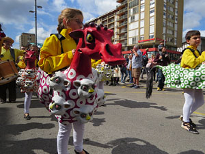 Festes de Primavera de Girona 2019. Cercavila amb el Tarlà