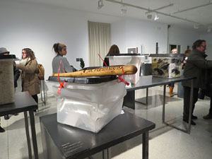 Inauguració de l'exposició '55 urnes per la Llibertat' a la Fundació Fita, a la Casa de Cultura de Girona