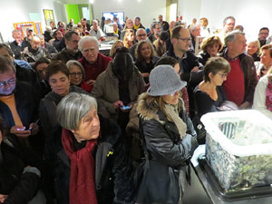 Inauguració de l'exposició '55 urnes per la Llibertat' a la Fundació Fita, a la Casa de Cultura de Girona