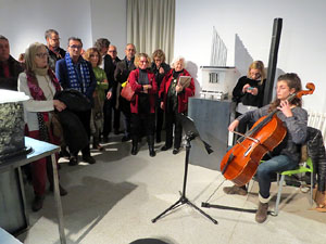 Inauguració de l'exposició '55 urnes per la Llibertat' a la Fundació Fita, a la Casa de Cultura de Girona