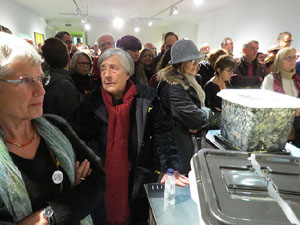 Inauguració de l'exposició '55 urnes per la Llibertat' a la Fundació Fita, a la Casa de Cultura de Girona