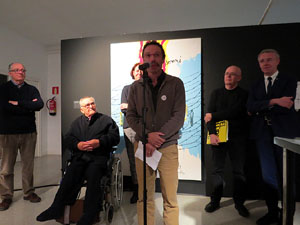 Inauguració de l'exposició '55 urnes per la Llibertat' a la Fundació Fita, a la Casa de Cultura de Girona