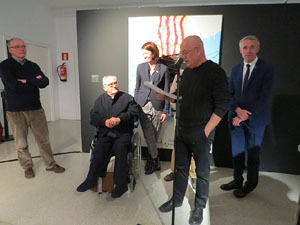 Inauguració de l'exposició '55 urnes per la Llibertat' a la Fundació Fita, a la Casa de Cultura de Girona