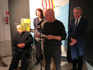 Inauguració de l'exposició '55 urnes per la Llibertat' a la Fundació Fita, a la Casa de Cultura de Girona