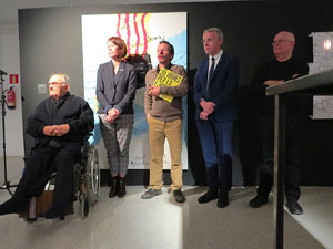 Inauguració de l'exposició '55 urnes per la Llibertat' a la Fundació Fita, a la Casa de Cultura de Girona