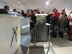Inauguració de l'exposició '55 urnes per la Llibertat' a la Fundació Fita, a la Casa de Cultura de Girona