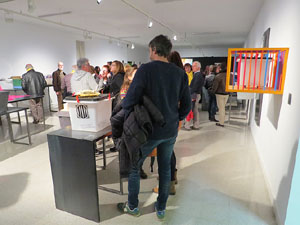 Inauguració de l'exposició '55 urnes per la Llibertat' a la Fundació Fita, a la Casa de Cultura de Girona