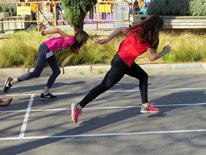 VII Jornada de l'Esport Femen&iacute; 2019 a la pla&ccedil;a Salvador Espriu, la de Francesc Calvet i Rubalcaba, la pla&ccedil;a Catalunya i el riu Onyar