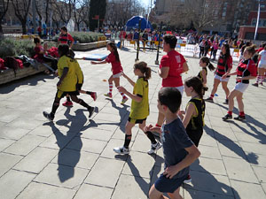 VII Jornada de l'Esport Femen&iacute; 2019 a la pla&ccedil;a Salvador Espriu, la de Francesc Calvet i Rubalcaba, la pla&ccedil;a Catalunya i el riu Onyar