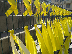 Manifestaci&oacute; contra el judici al proc&eacute;s. Concentraci&oacute; a la pla&ccedil;a de l'U d'octubre de 2017 i manifestaci&oacute; fins els Jutjats de Girona