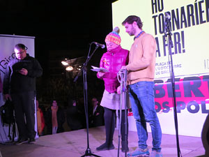 Manifestaci&oacute; contra el judici al proc&eacute;s. Concentraci&oacute; a la pla&ccedil;a de l'U d'octubre de 2017 i manifestaci&oacute; fins els Jutjats de Girona