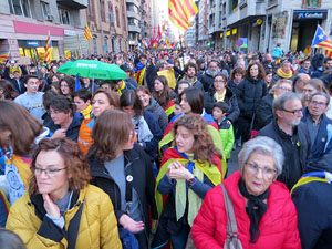 21F Vaga general. La manifestaci&oacute; m&eacute;s gran de la hist&ograve;ria de Girona, amb 70.000 participants