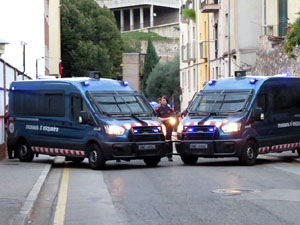 Manifestaci&oacute; contra la viol&egrave;ncia de l'Estat. Pre-commemoraci&oacute; de l'1-O