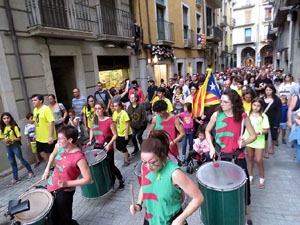 Manifestaci&oacute; contra la viol&egrave;ncia de l'Estat. Pre-commemoraci&oacute; de l'1-O