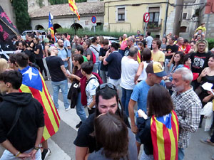 Manifestaci&oacute; contra la viol&egrave;ncia de l'Estat. Pre-commemoraci&oacute; de l'1-O